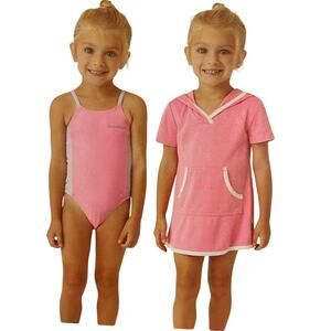 Eddie Bauer Swimsuit and Cover up Pink Size 2T